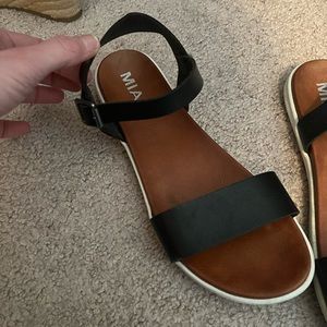 Cute black sandals